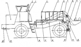 ПТ-73 Навесное устройство для буксировки автомобиля БелАЗ