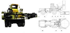 31-52М Навесное устройство для снятия и установки колес автомобилей БелАЗ