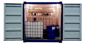 Установка для производства битумной эмульсии в контейнере
